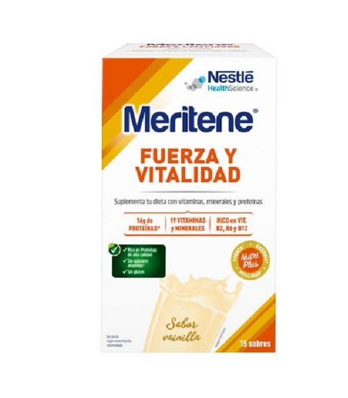 MERITENE BATIDO VAINILLA 15 SOBRES Higiene y Inicio - NESTLE HEALTH SCIENCE