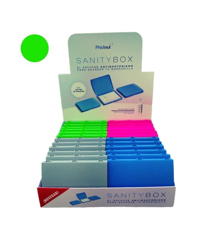 PORTA MASCARILLAS VERDE COVID-19 y Inicio - 