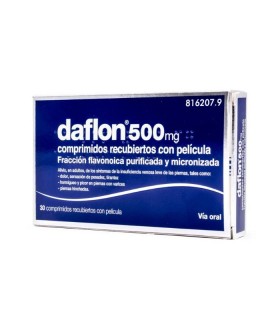 DAFLON 500 MG 30 COMPRIMIDOS RECUBIERTOS Piernas cansadas y Varices y Sistema Circulatorio - SERVIER S.L