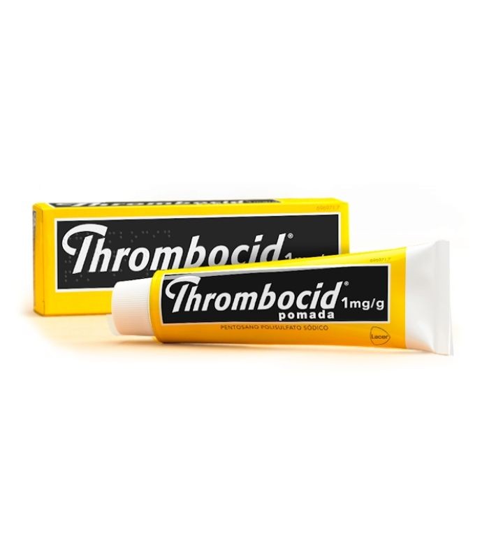 THROMBOCID 1 MG-G POMADA 1 TUBO 60 G Piernas cansadas y Varices y Sistema Circulatorio - LACER