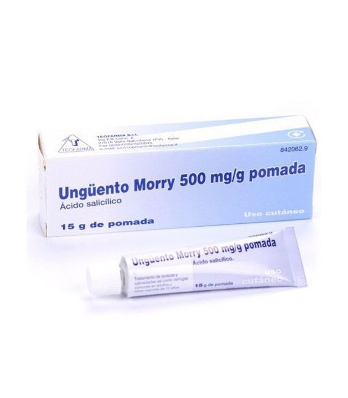 UNGUENTO MORRY 500 MG-G POMADA 15 G Dermatologia y Medicamentos - TEOFARMA S.R.L.