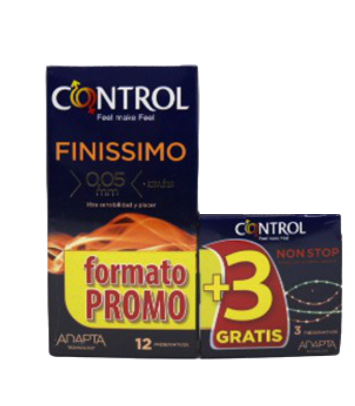 CONTROL FINISSIMO PRESERVATIVOS 12U Preservativos y Salud Sexual - CONTROL