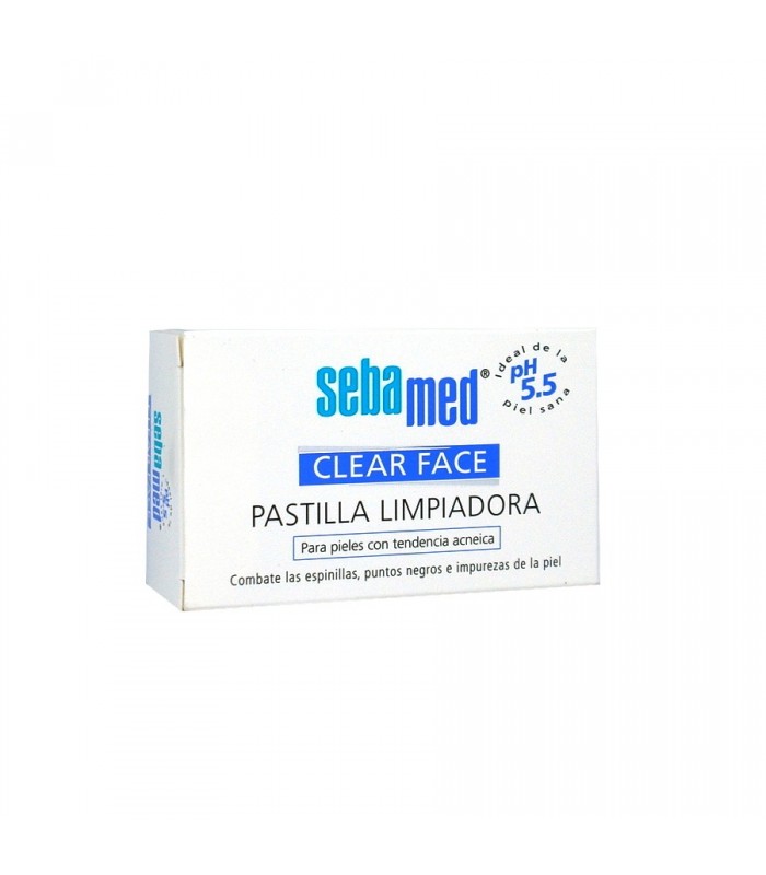 SEBAMED LIMPIADOR PASTILLA CLEAR FACE 100 G Pan Dermatologico y Limpieza Facial - SEBAMED