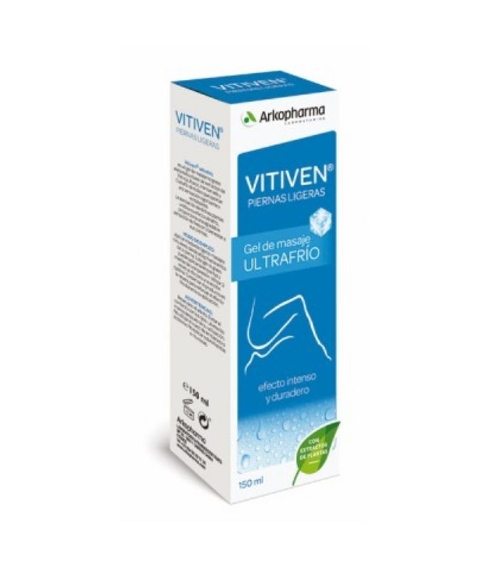 VITIVEN EXTRAFRIO GEL DE MASAJE PIERNAS LIGERAS Inicio y  - ARKOPHARMA