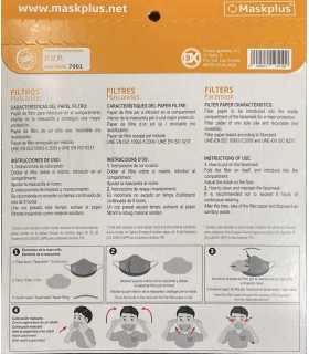 MASKPLUS FILTROS MASCARILLAS 6 A 12 AÑOS Inicio y  -  2