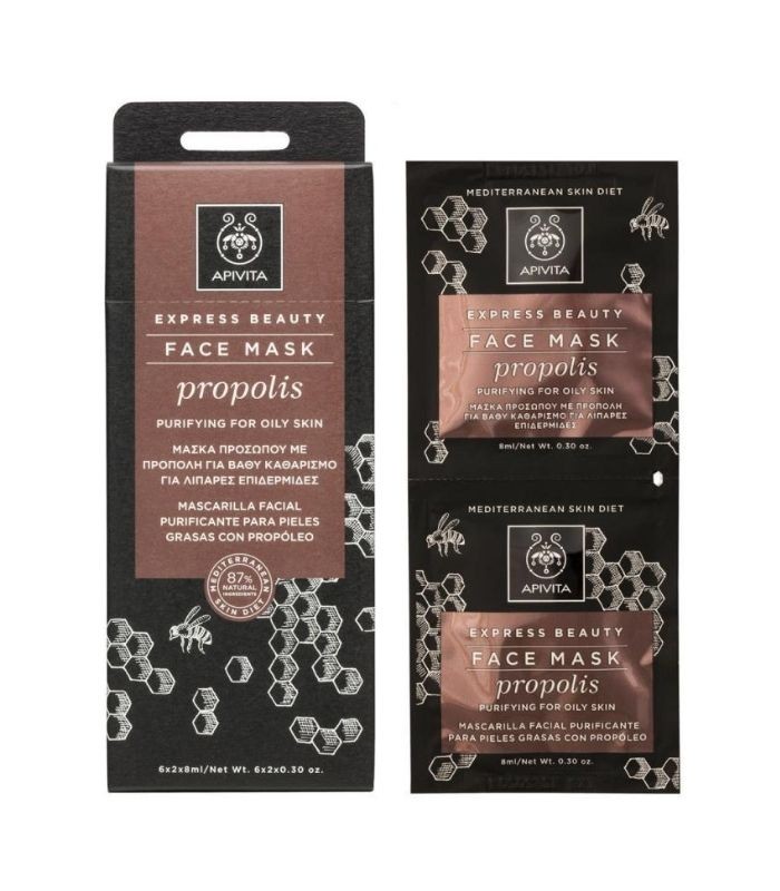 APIVITA EXPRESS MASCARILLA PROPOLIS 2UD Mascarilla y Acné - APIVITA
