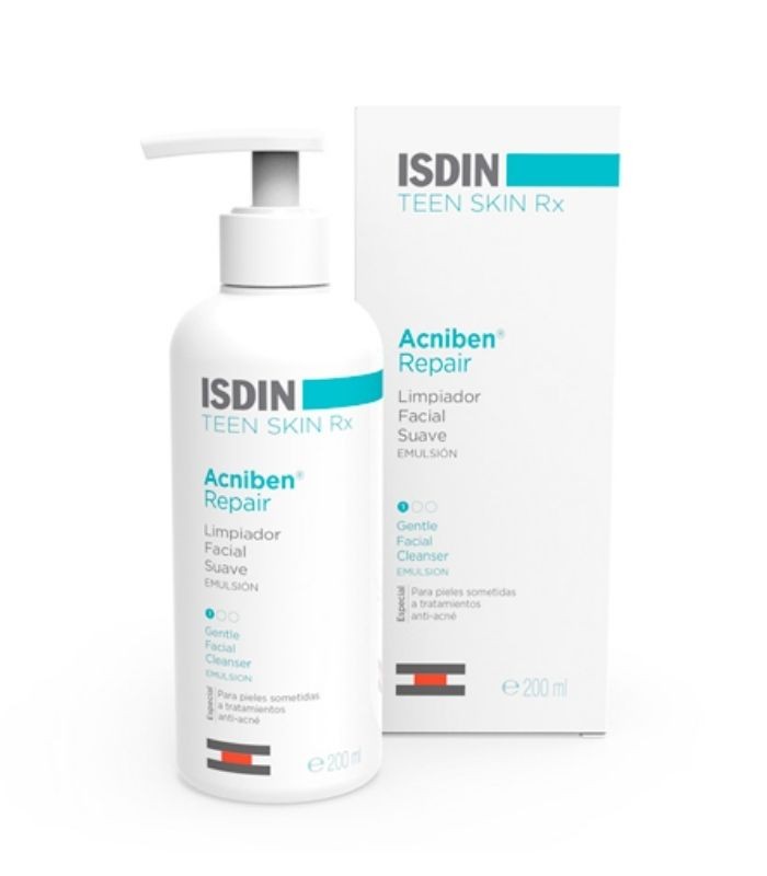 ISDIN ACNIBEN REPAIR LIMPIADOR FACIAL SUAVE HIDRATANTE 180 ML Limpieza y Acné - ISDIN