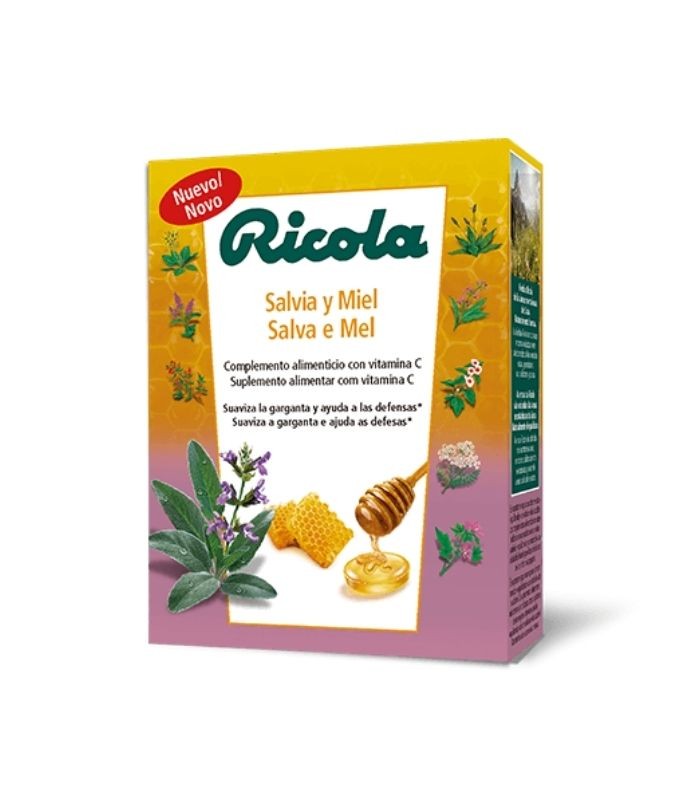 RICOLA CARAMELO SALVIA Y MIEL Inicio y  - RICOLA