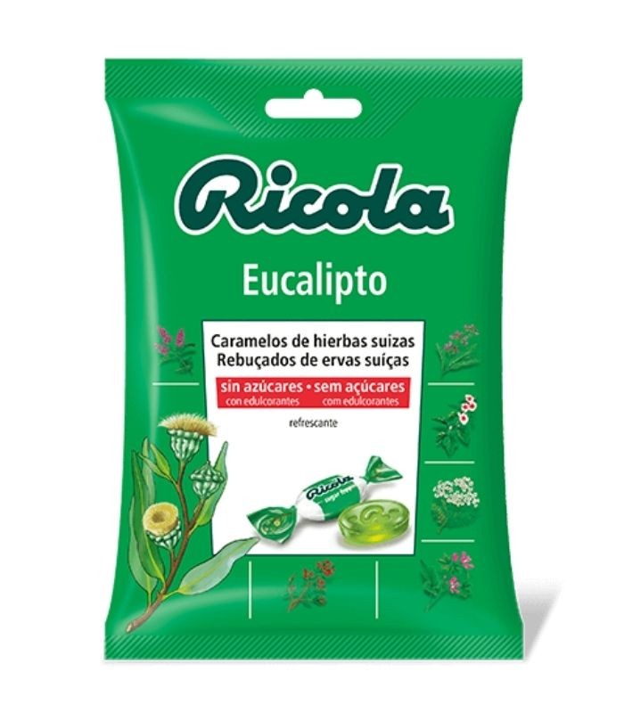 RICOLA CARAMALOS EUCALIPTO BOLSA 70 G Inicio y  - RICOLA