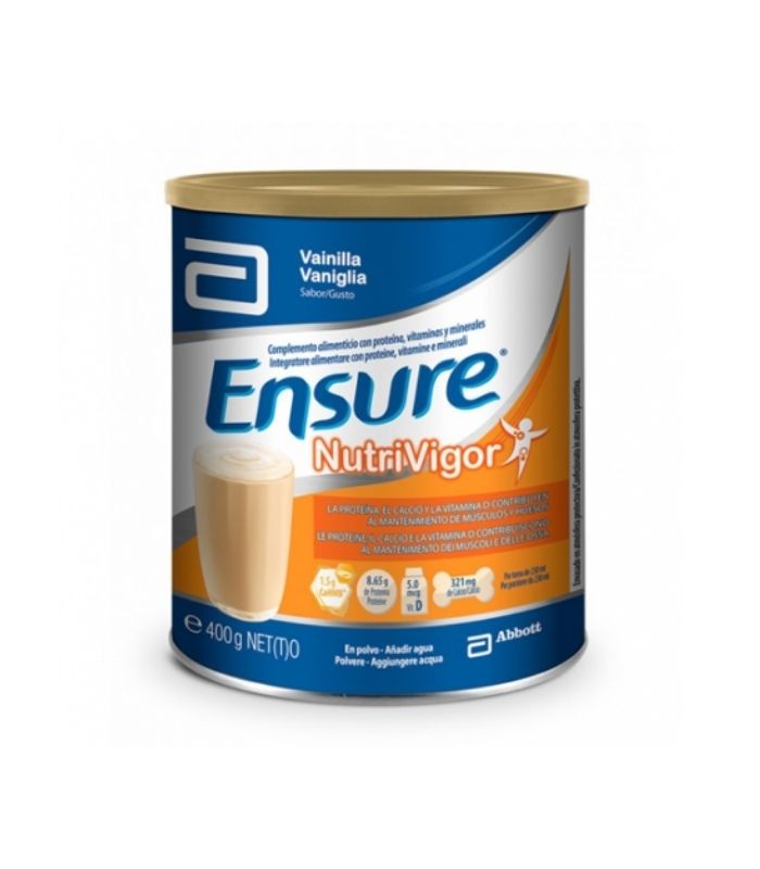 ENSURE NUTRIVIGOR 400 G LATA VAINILLA Dietetica y Inicio - ENSURE