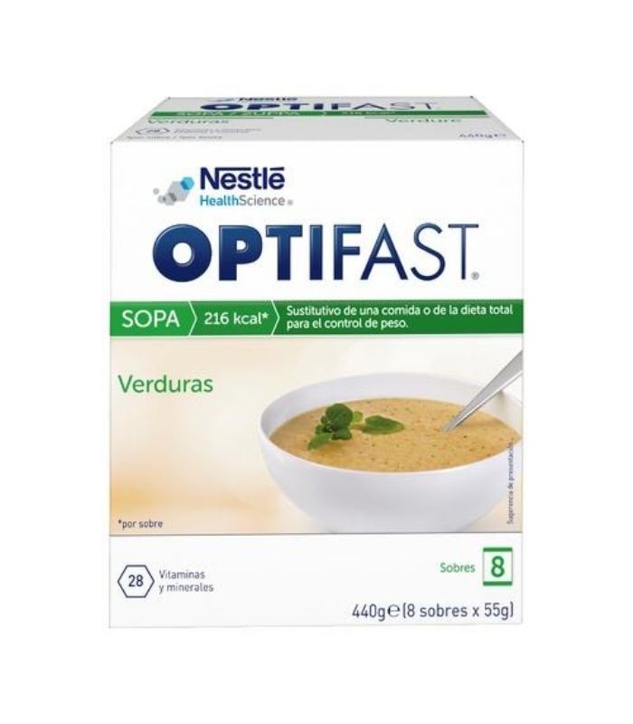 OPTIFAST SOPA VERDURA 8 SOBRES Dieta y Adelgazamiento