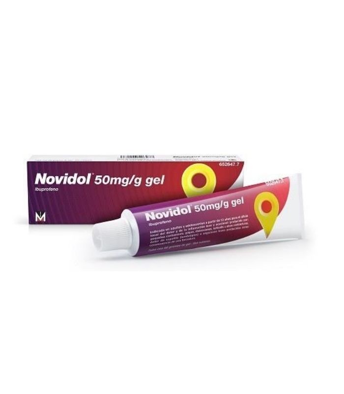 NOVIDOL 50 MG-G GEL TOPICO TUBO 60G Antiimflamatorios y Analgésico y Antiinflamatorio - 