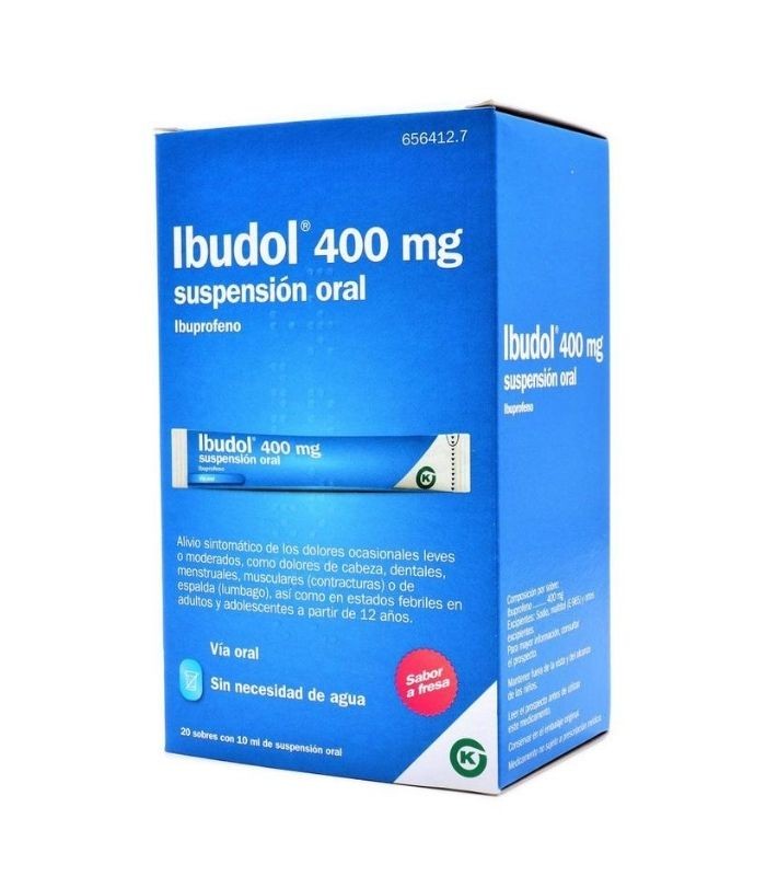 IBUDOL 400 MG 20 SOBRES SUSPENSION ORAL