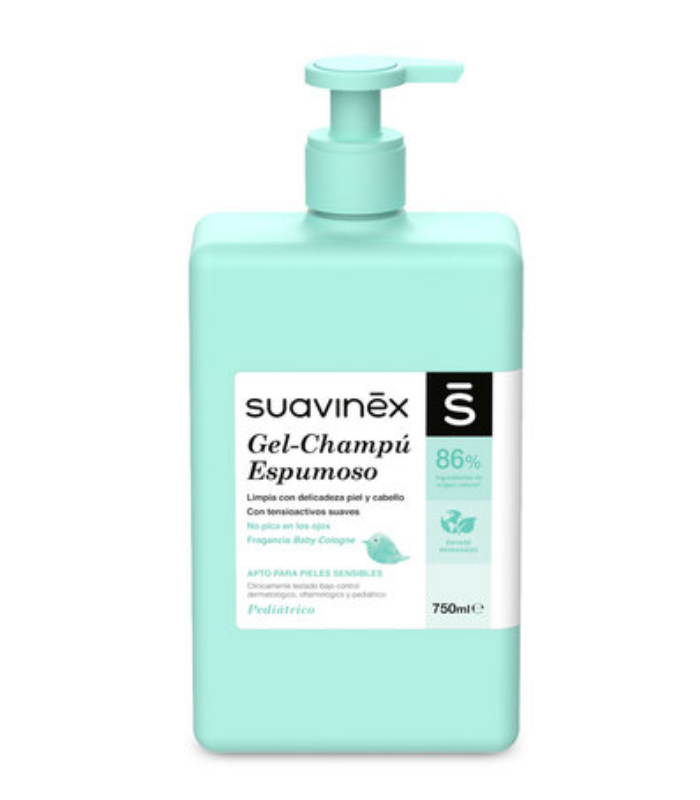 SUAVINEX GEL CHAMPÚ ESPUMOSO 750ML