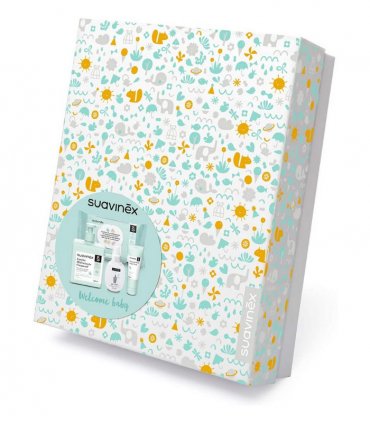 SUAVINEX CANASTILLA AZUL DE COSMÉTICA PARA BEBÉ