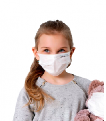 HIDROBLOCK MASCARILLA HIGIÉNICA REUTILIZABLE BLANCO 3-5 AÑOS