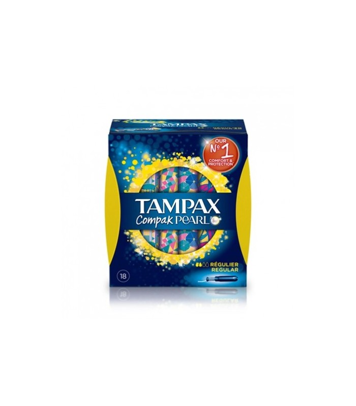 TAMPAX PEARL COMPAK REGULAR 16 UNIDADES Tampones y Menstruacion -