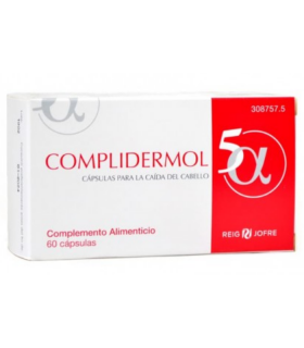 COMPLIDERMOL 5-ALFA 60 CAPSULAS Tratamiento capilar y Anticaida - MEDEA