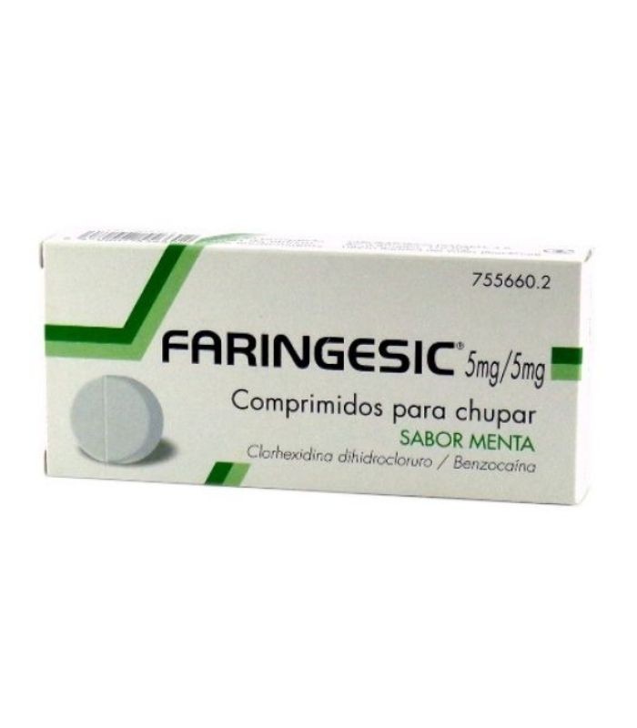 FARINGESIC 20 COMPRIMIDOS PARA CHUPAR Garganta irritada y Resfriado, tos y Gripe - FAES FARMA