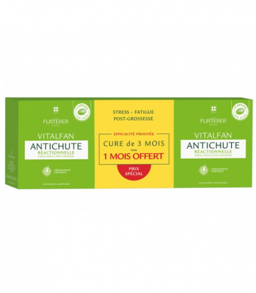 RENE FURTERER VITALFAN REACCIONAL 3 CAJAS DE 30 CAPSULAS