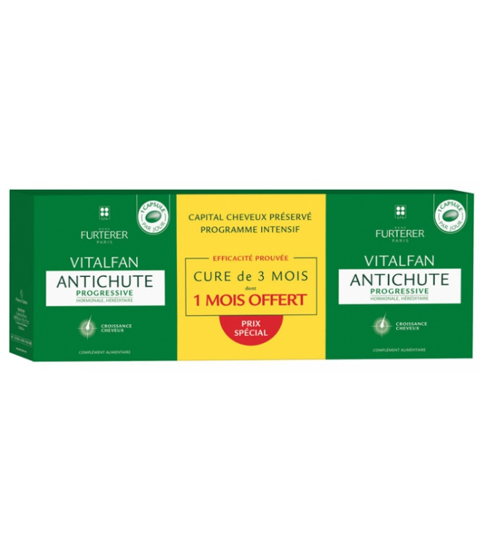 RENE FURTERER VITALFAN PROGRESIVA 3 CAJAS DE 30 CAPSULAS