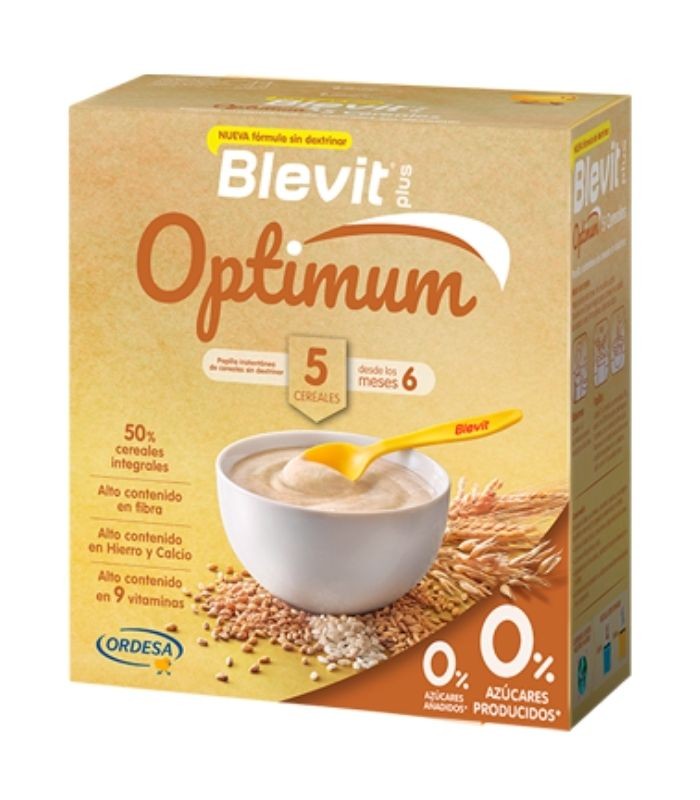 BLEVIT PLUS OPTIMUM 5 CEREALES 400 G Inicio y  - BLEMIL Y BLEVIT