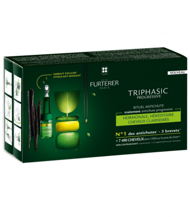 RENE FURTERER TRIPHASIC CAÍDA PROGRESIVA 8 AMPOLLAS