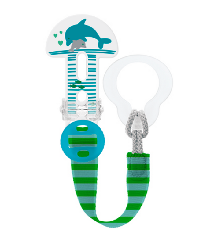 MAM BROCHE CLIP IT SUJETACHUPETES NEUTRO 1 (DELFIN) +0M