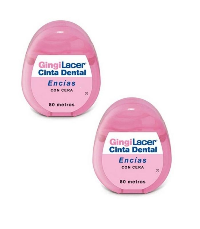 GINGILACER CINTA DENTAL 50 M (PACK DUPLO) Hilo dental y Accesorios bucodentales - 