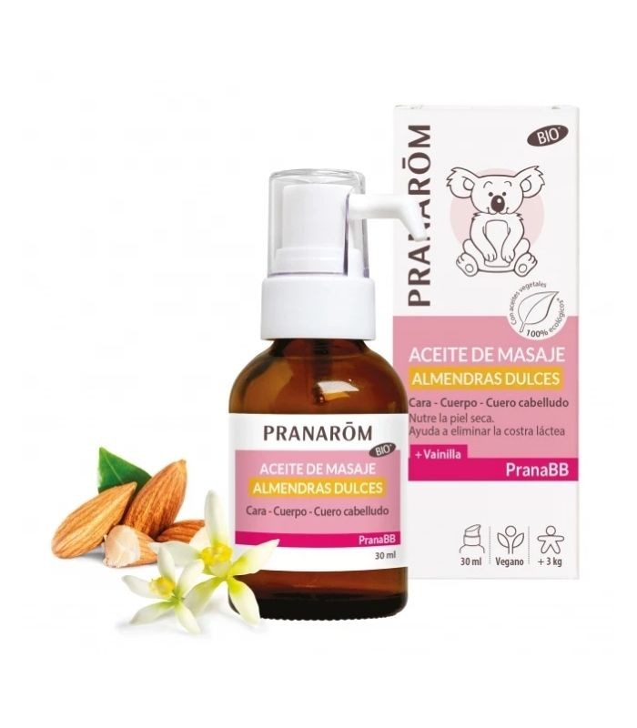 PRANAROM PRANABB ACEITE DE MASAJE ALMENDRAS DULCES Inicio y  - PRANAROM E