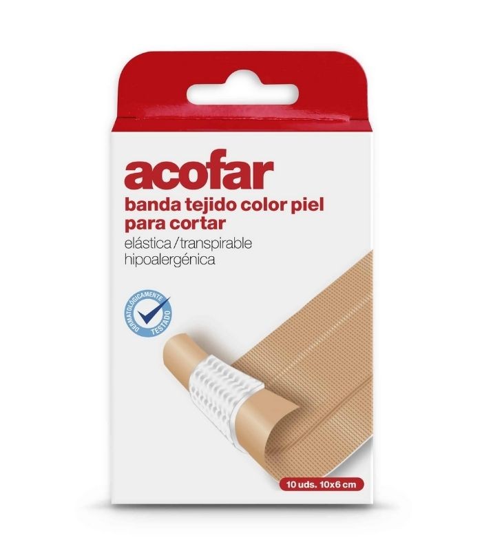 ACOFAR BANDA DE TEJIDO PARA CORTAR COLOR PIEL 1M X 60 CM Inicio y  - ACOFARMA
