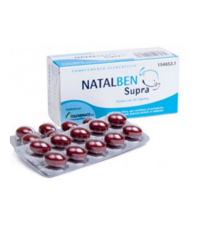 NATALBEN SUPRA 30 CAPS Vitaminas embarazo y lactancia y Gestación y embarazo - ITALFARMACO