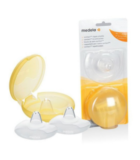 MEDELA PEZONERA CONTACT SILICONA T-L 24MM 2UDS 2