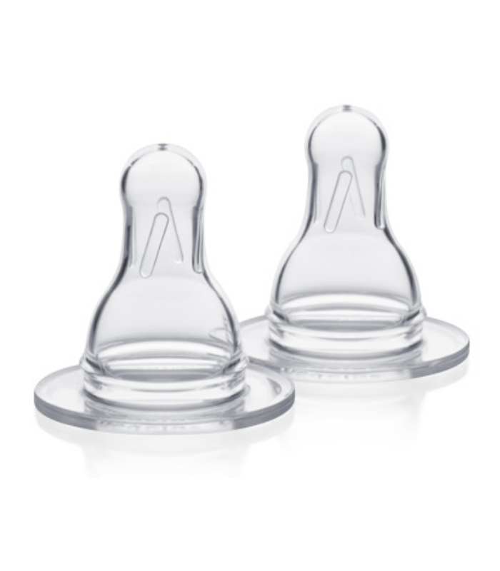 MEDELA TETINA FLUJO MEDIO SILICONA 2 UDS