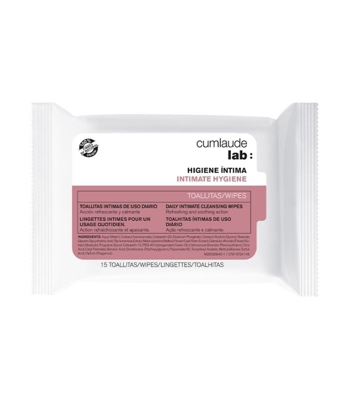 CUMLAUDE LAB: TOALLITAS HIGIENE INTIMA 15 UNIDADES Inicio y  - 