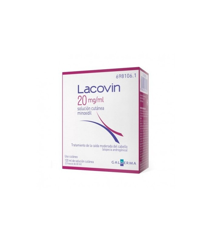 LACOVIN 20 MG-ML SOLUCION CUTANEA 2 FRASCOS 60 M Capilar y Dermatologia - GALDERMA