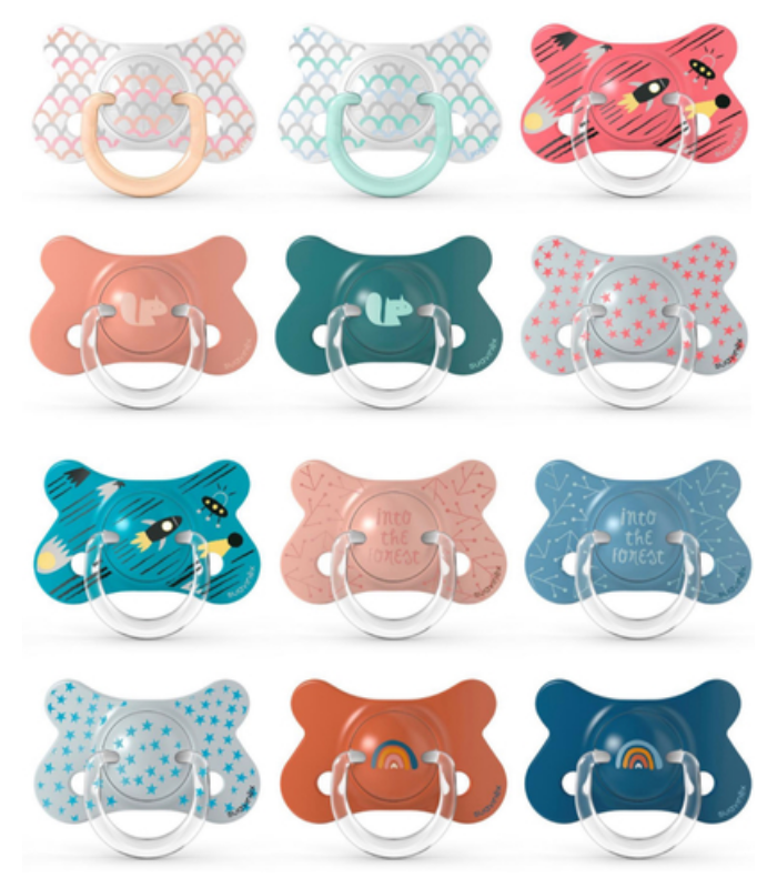 SUAVINEX CHUPETE FUSION TETINA ANATOMICA SILICONA +18M 2UDS Chupetes y Accesorios del bebe - SUAVINEX