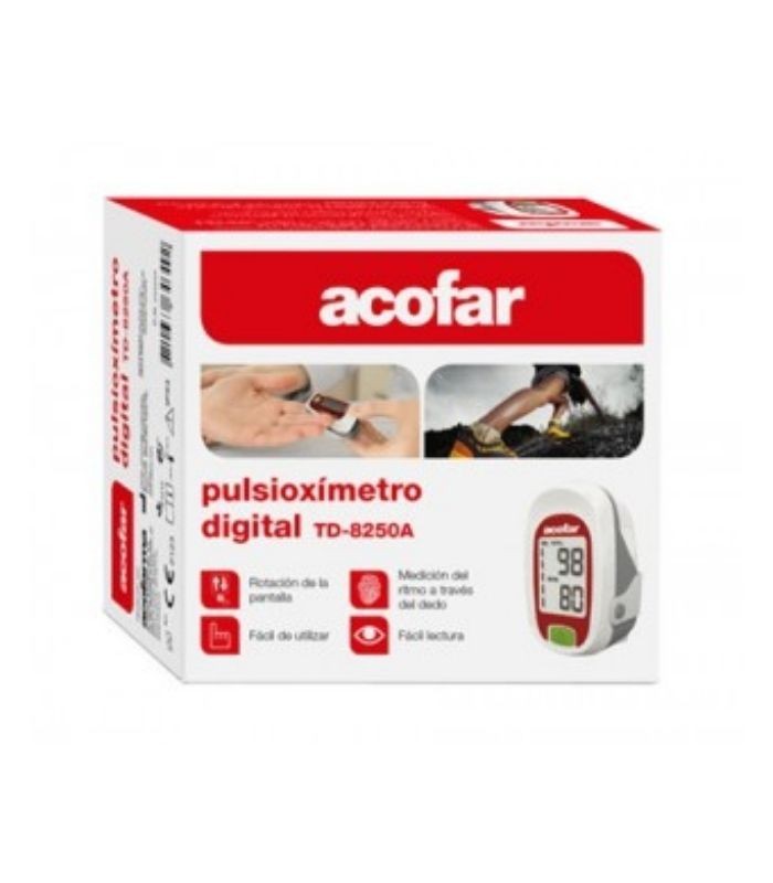PULSIOXIMETRO DIGITAL ACOFAR TD-8250A 1 UNIDAD Inicio y  - 