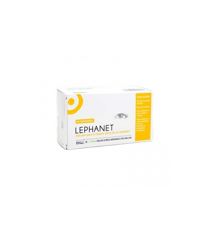 LEPHANET 30 TOALLITAS Higiene ocular y Salud ocular - THEA