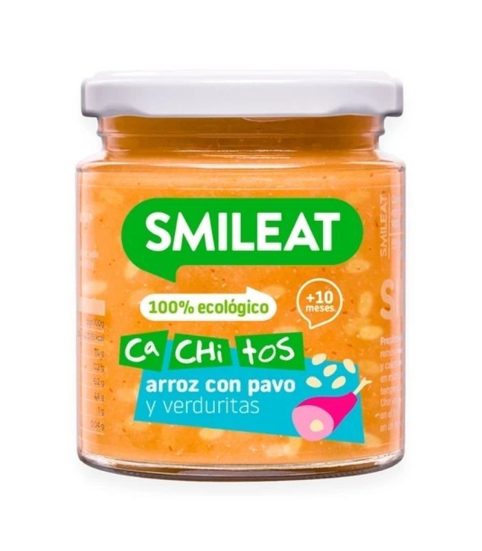 SMILEAT CACHITOS ARROZ PAVO Y VERDURITAS 230G Inicio y  - 