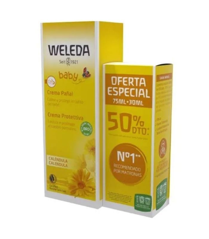 WELEDA PACK CREMA PAÑAL 75ML+ 30ML Inicio y  - 