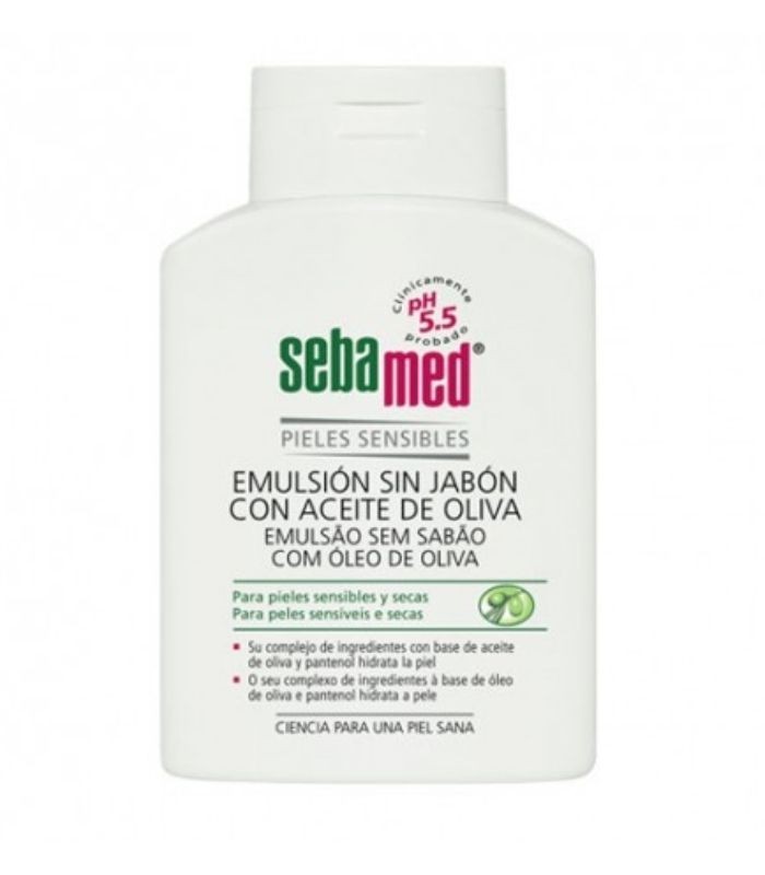 SEBAMED EMULSION SIN JABON CON ACEITE DE OLIVA 200 ML Inicio y  - SEBAMED