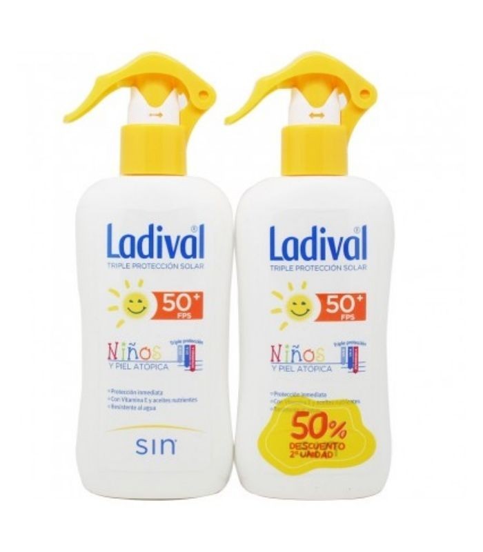 LADIVAL NIÑOS SPRAY SOLAR 50+ 200ML DUPLO Inicio y  - 