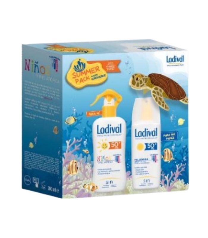LADIVAL PACK SUMMER SPF50+ NIÑOS 200ML + SPF50+ ADULTOS 150 ML Inicio y  - 