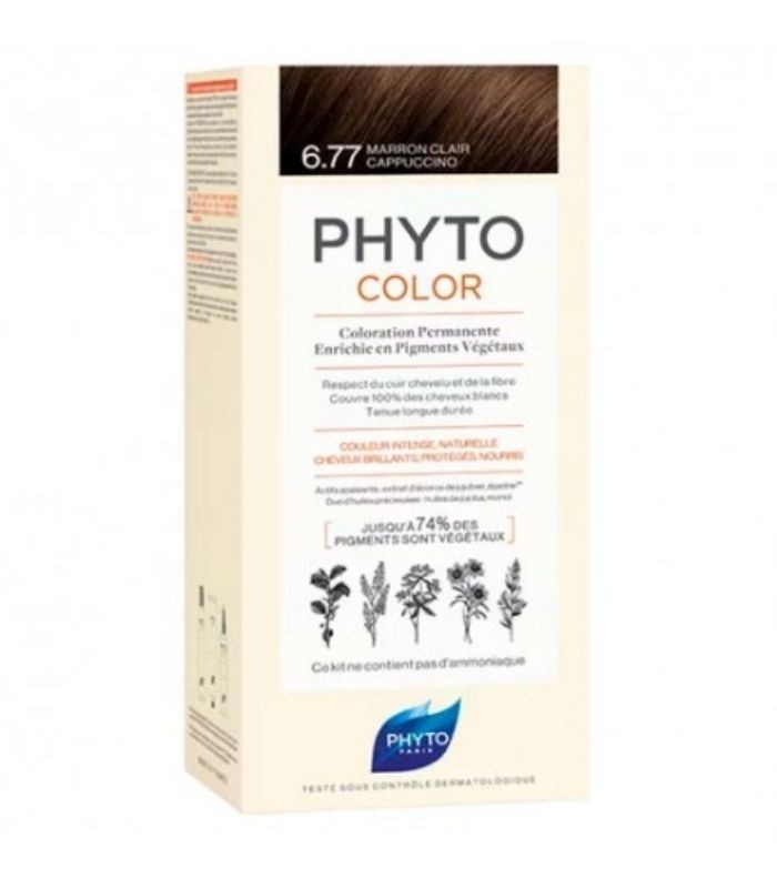 PHYTO COLOR No 6.77 MARRON CLARO CAPUCHINO Tintes y Higiene Capilar - PHYTO