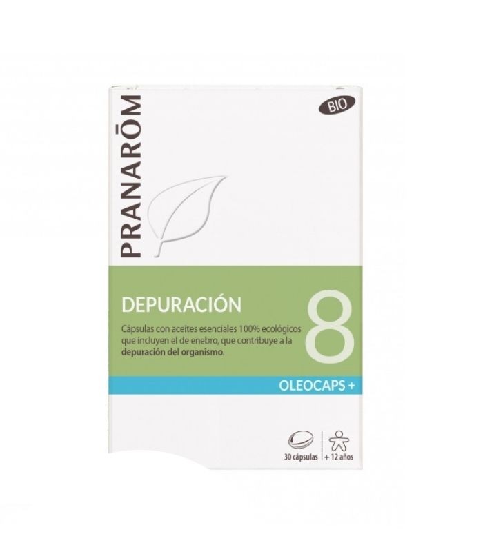 PRANAROM OLEOCAPS 8 DEPURACIÓN 30 CAPSULAS Piernas cansadas y Salud circulatoria - PRANAROM E
