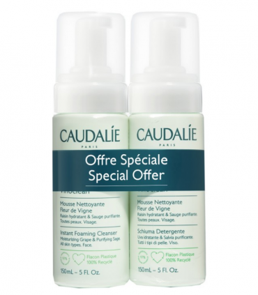 CAUDALIE DUO ESPUMA LIMPIADORA 150ML+150ML Cosmética y Inicio - CAUDALIE