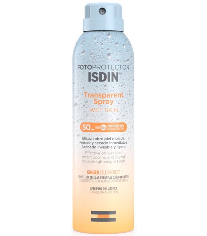 ISDIN SOLAR SPRAY TRANSPARENTE WET SKIN SPF50+ 250ML Inicio y  - ISDIN