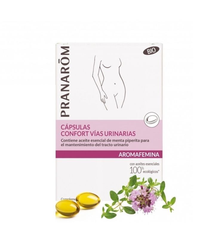 PRANAROM CONFORT VIAS URINARIAS 30 CAPS Infecciones urinarias y Salud vias urinarias - PRANAROM E