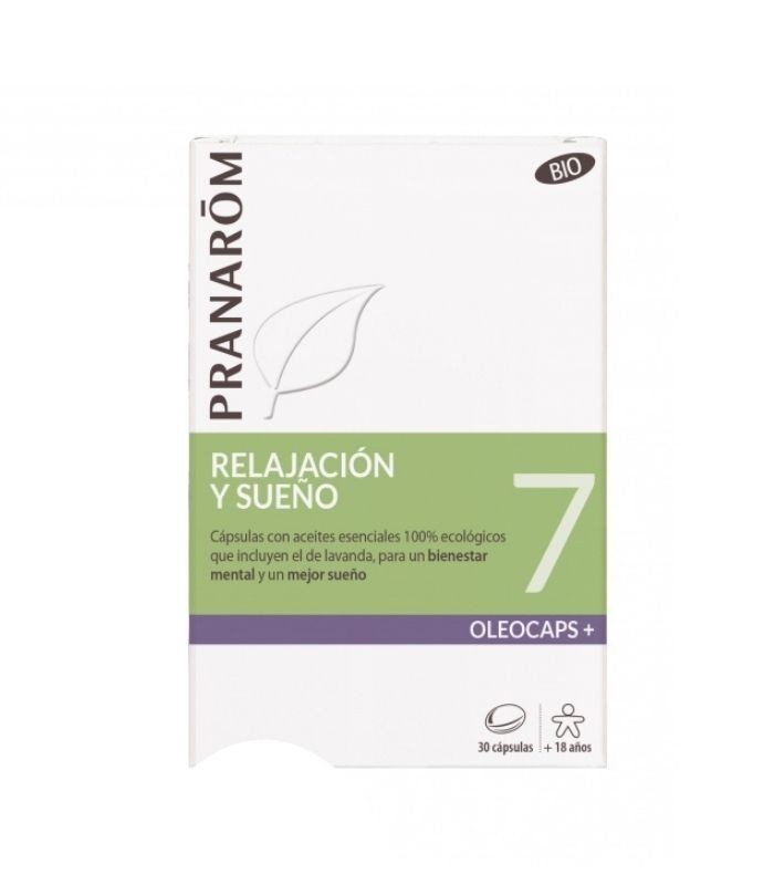 PRANAROM OLEOCAPS 7 SUEÑO ESTRES 30 CAPS Sueño y Sistema nervioso - PRANAROM E